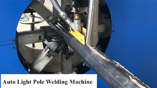 آلة لحام عمود إنارة الشوارع آلة لحام القطب الهرمي والقطب المثمن آلة لحام القطب